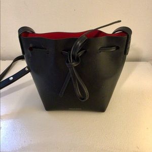 Mansur Gavriel Mini Mini Bucket Bag in Black